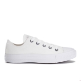 J28j4883 - Converse Unisex Chuck Taylor All Star OX Canvas Trainers White Monochrome/Silver - Unisex - Shoes